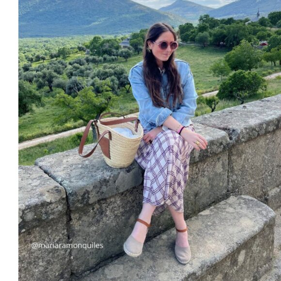 NEW VERBENAS WOT Wedges Malena Serraje Piedra 725 2j7 - Picture 8 of 9